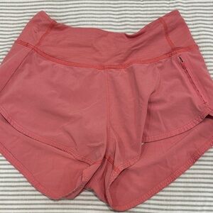 Outdoor Voices Coral Athletic Shorts